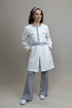 Jaleco Linea ALLOY - Feminino - Branco Soft