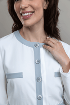 Jaleco Linea ALLOY - Feminino - Branco Soft