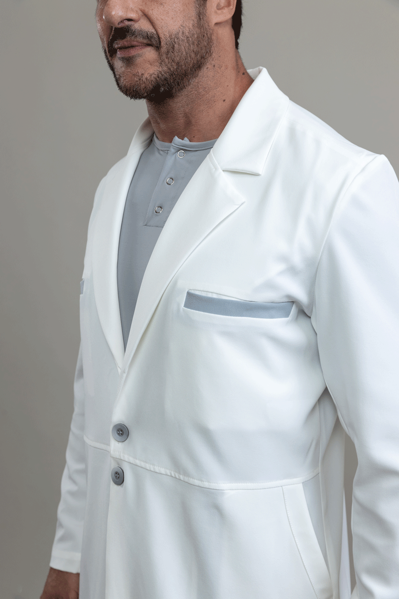 Jaleco Linea ALLOY - Masculino - Branco Soft