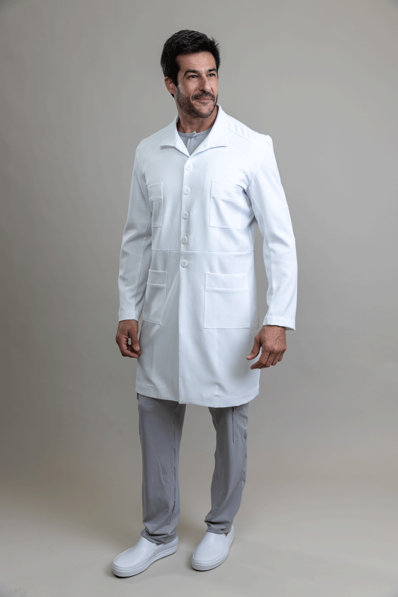 Jaleco Linea CARGO - Masculino - Branco Prime