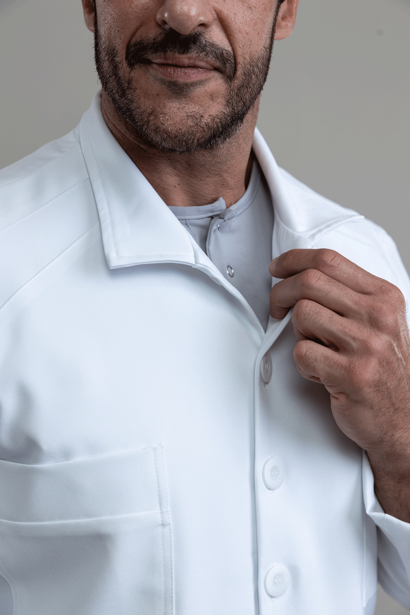 Jaleco Linea CARGO - Masculino - Branco Prime