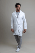 Jaleco Linea ZIP - Masculino - Branco Prime