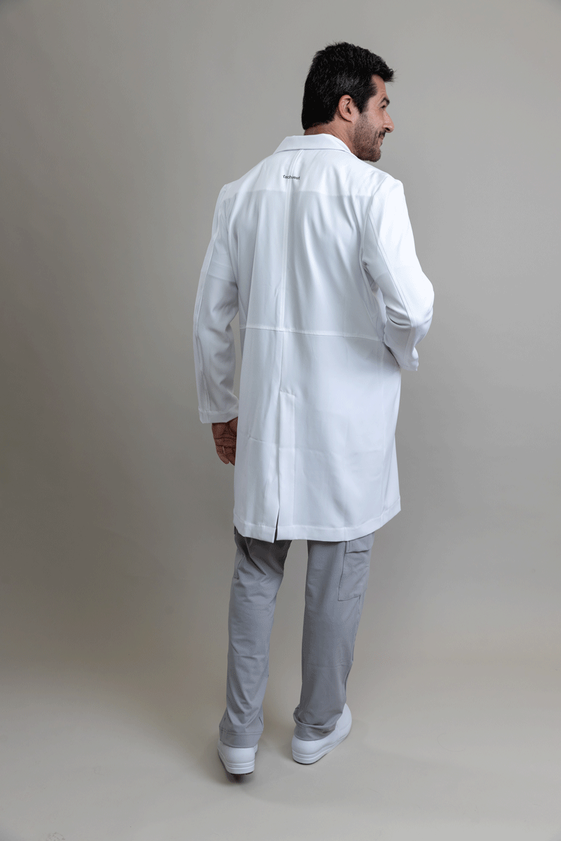 Jaleco Linea ZIP - Masculino - Branco Prime