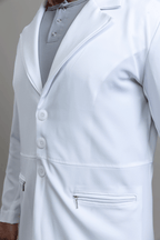 Jaleco Linea ZIP - Masculino - Branco Prime