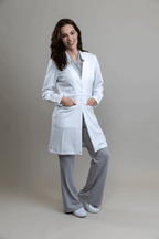 Jaleco Linea ZIP - Feminino - Branco Prime