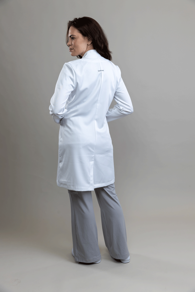 Jaleco Linea ZIP - Feminino - Branco Prime