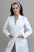 Jaleco Linea ZIP - Feminino - Branco Prime