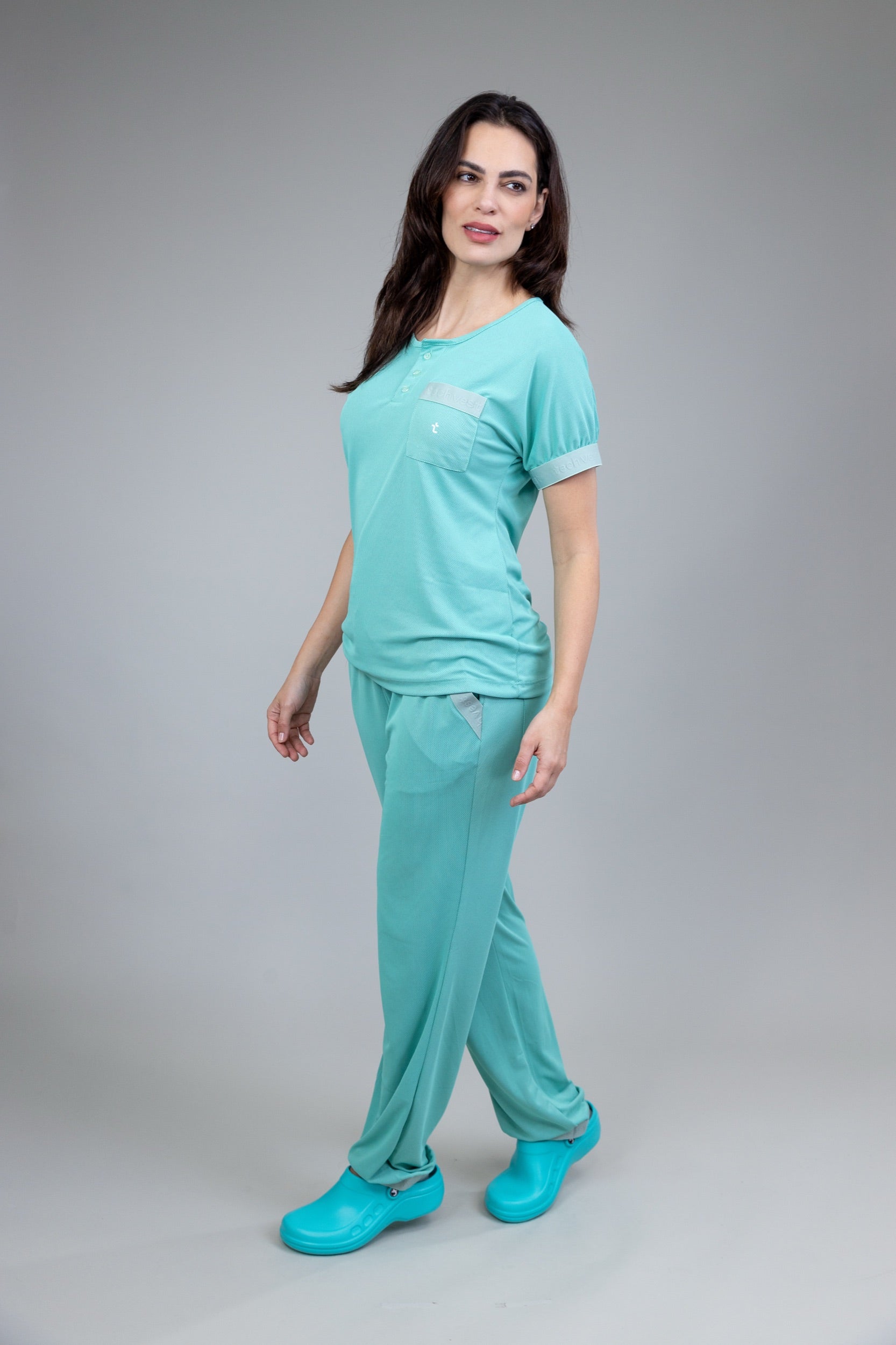 Scrub Aero LOCK - Feminino - Verde Aqua