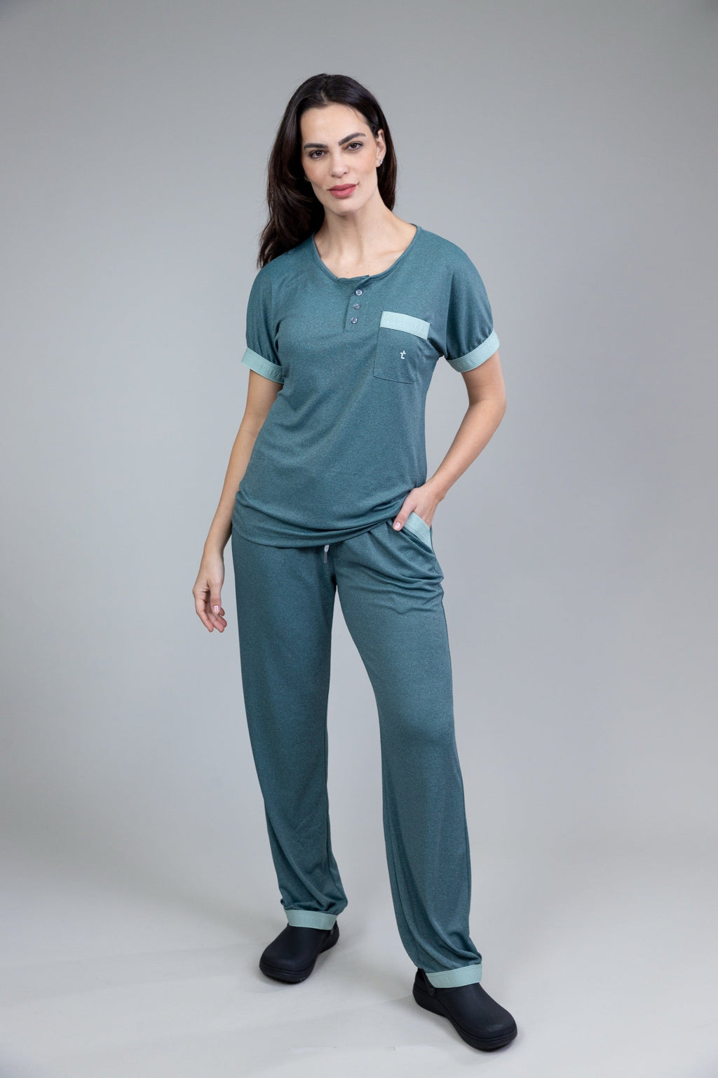 Scrub Aero LOCK - Feminino - Verde Breeze