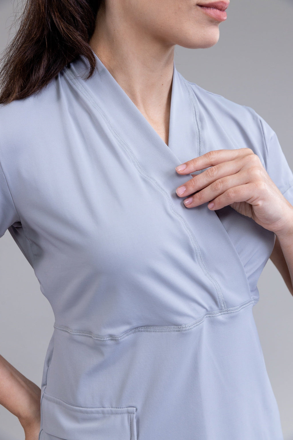 Scrub BioShield EDGE - Feminino - Cinza Tech