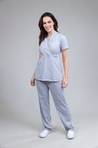 Scrub BioShield EDGE - Feminino - Cinza Tech