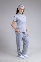 Scrub BioShield EDGE - Feminino - Cinza Tech