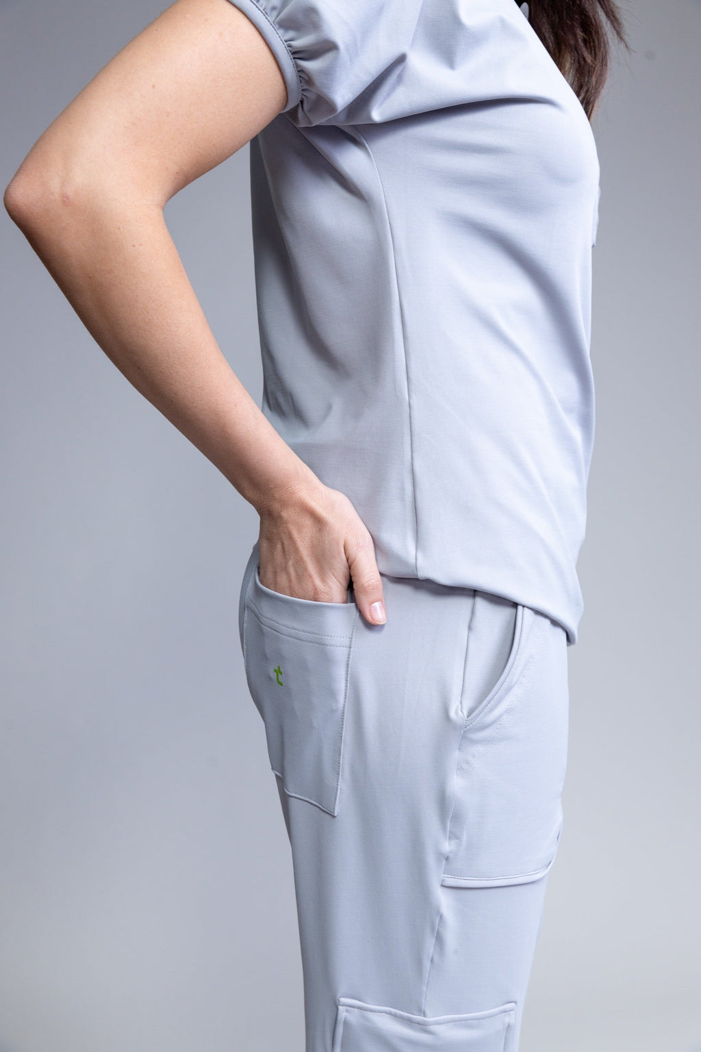 Scrub BioShield LOCK - Feminino - Cinza Tech