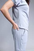 Scrub BioShield LOCK - Feminino - Cinza Tech