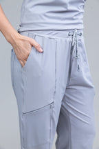 Scrub BioShield ZIP - Feminino - Cinza Tech