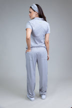 Scrub BioShield ZIP - Feminino - Cinza Tech