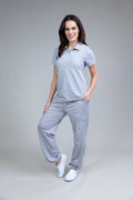Scrub BioShield ZIP - Feminino - Cinza Tech
