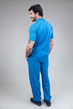 Scrub BioShield ZIP - Masculino - Azul Pulse