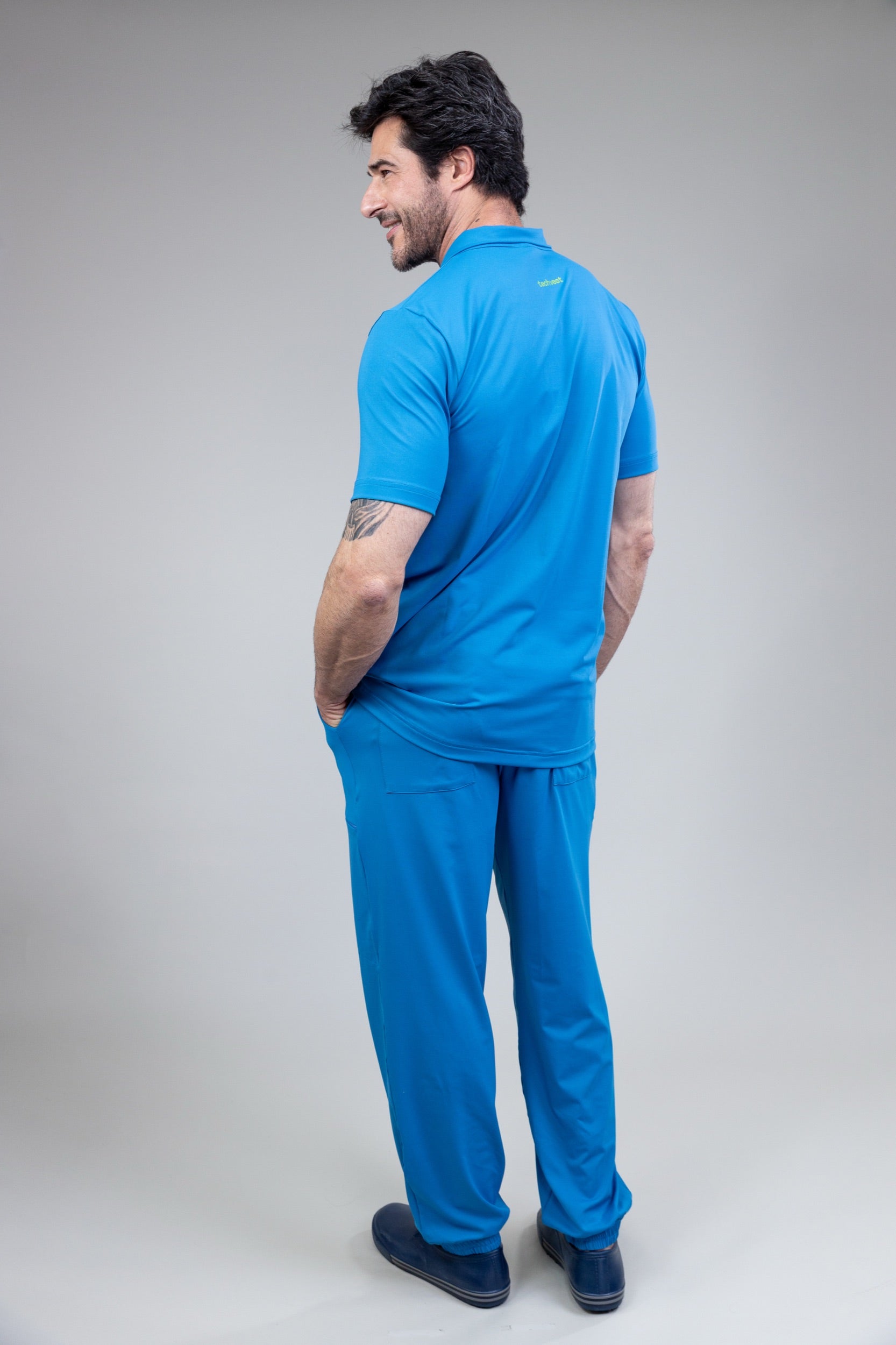 Scrub BioShield ZIP - Masculino - Azul Pulse
