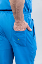 Scrub BioShield ZIP - Masculino - Azul Pulse