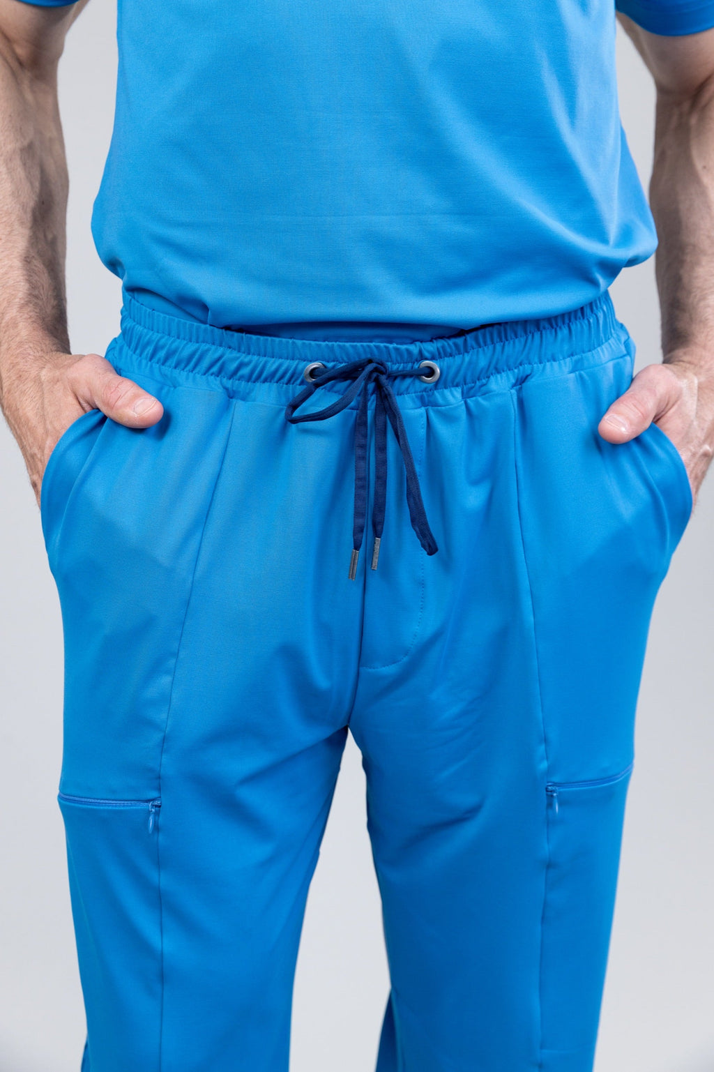 Scrub BioShield ZIP - Masculino - Azul Pulse