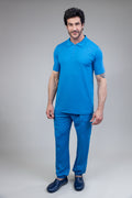 Scrub BioShield ZIP - Masculino - Azul Pulse