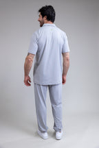 Scrub BioShield ZIP - Masculino - Cinza Tech