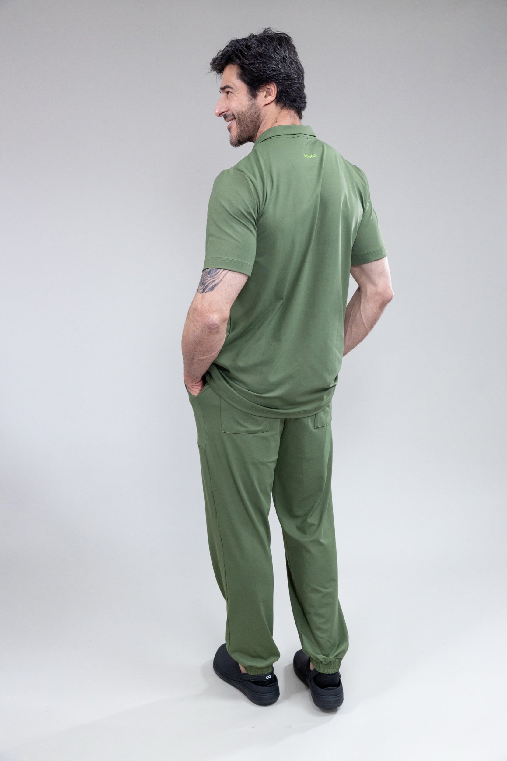 Scrub BioShield ZIP - Masculino - Verde Clinic