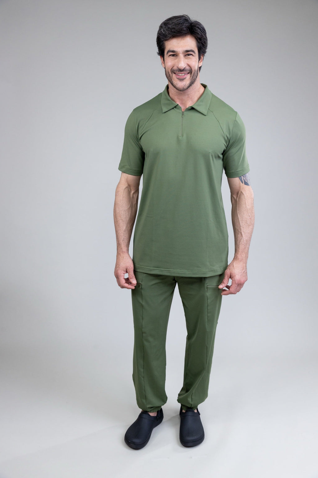 Scrub BioShield ZIP - Masculino - Verde Clinic