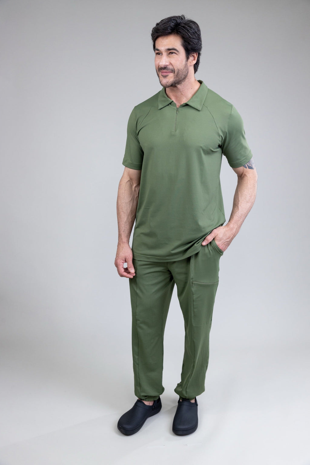 Scrub BioShield ZIP - Masculino - Verde Clinic