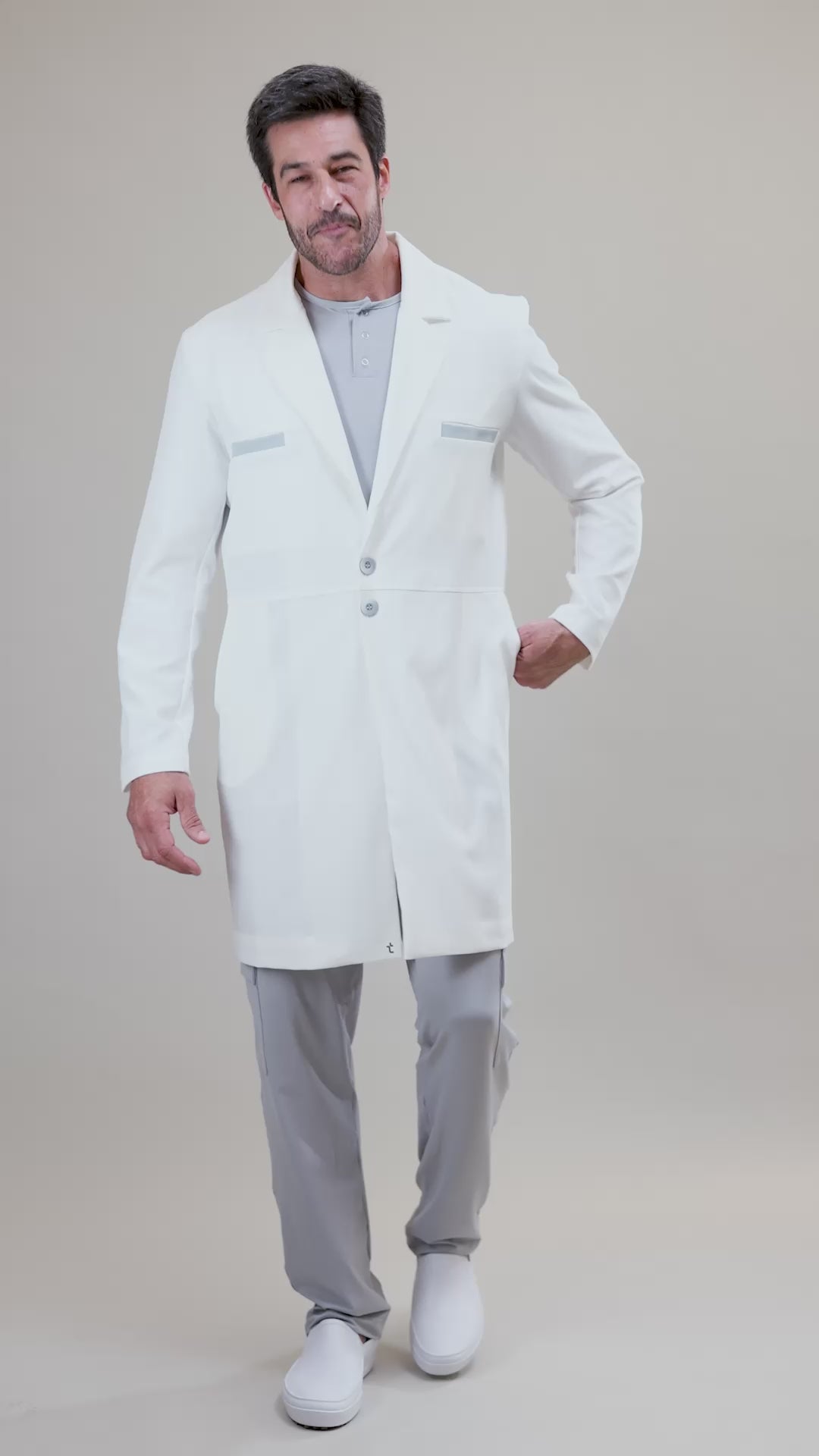 Jaleco Linea CARGO - Masculino - Branco Prime