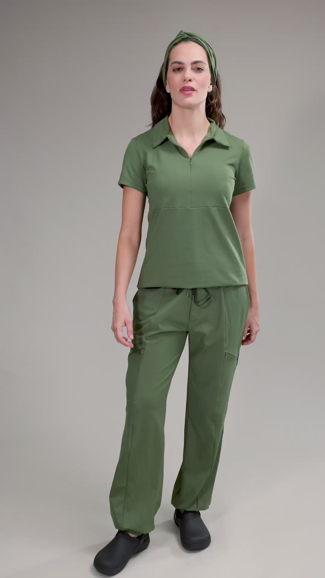 Scrub BioShield ZIP - Feminino - Verde Clinic