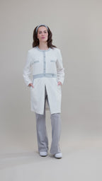Jaleco Linea ALLOY - Feminino - Branco Soft