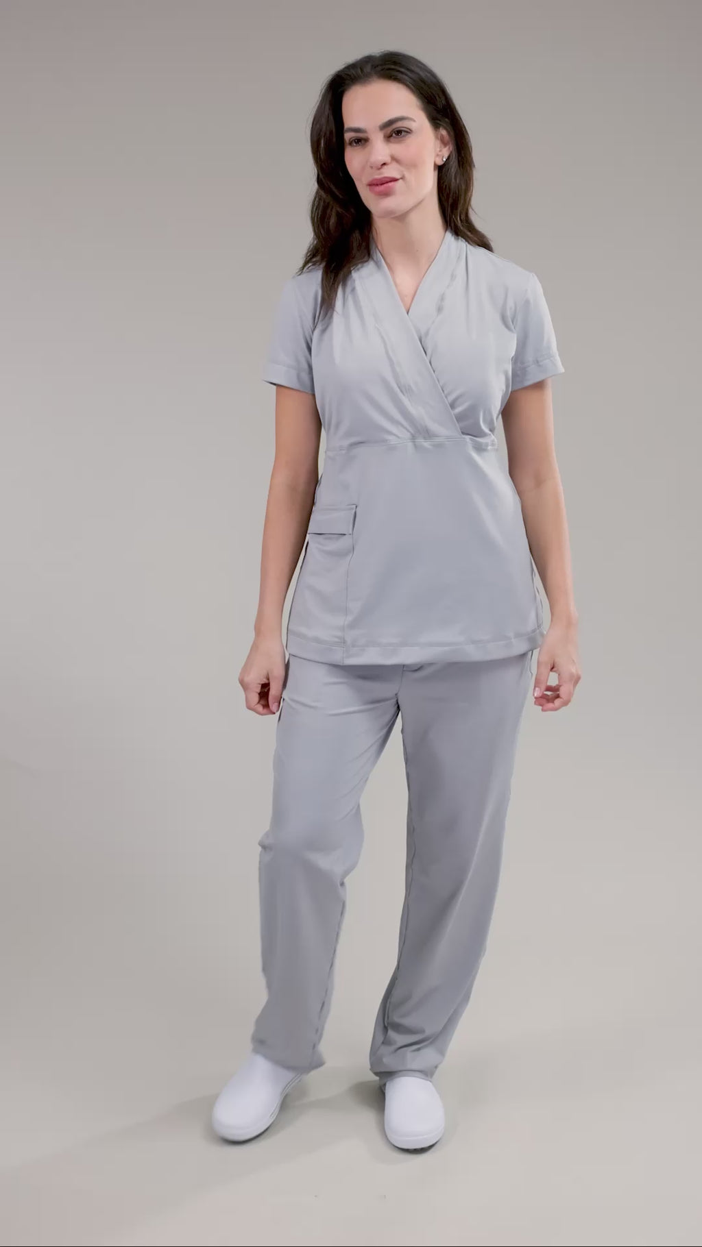 Scrub BioShield EDGE - Feminino - Cinza Tech