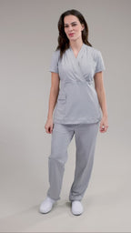 Scrub BioShield EDGE - Feminino - Cinza Tech