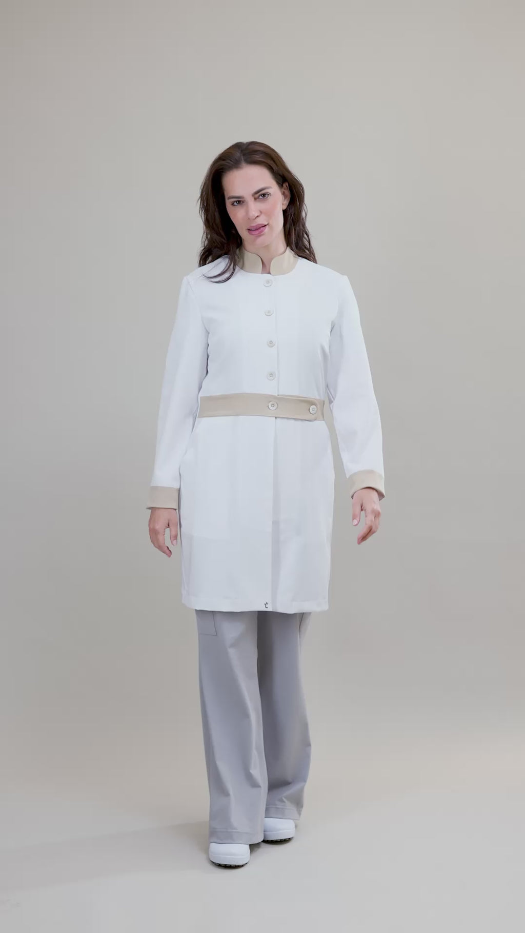 Jaleco Linea CLAY - Feminino - Branco Prime