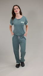 Scrub Aero LOCK - Feminino - Verde Breeze