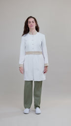 Jaleco Linea CLAY - Feminino - Branco Prime