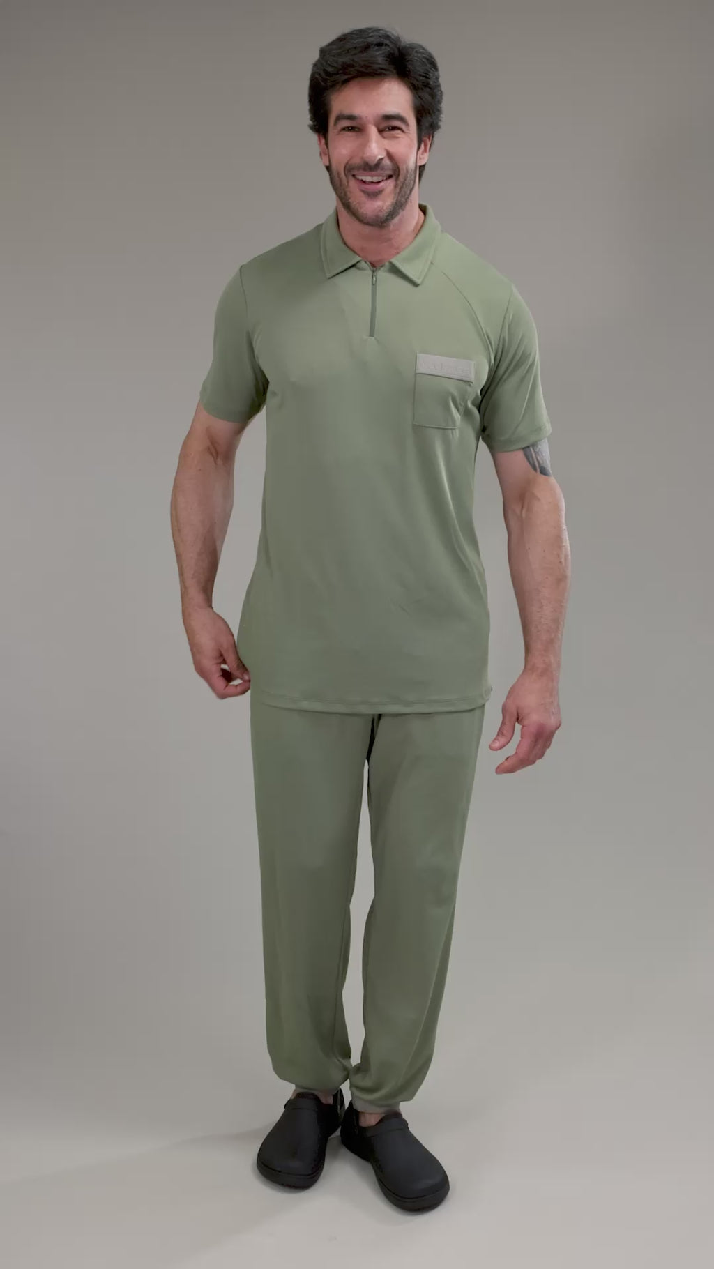 Scrub Aero ZIP - Masculino - Verde Olive