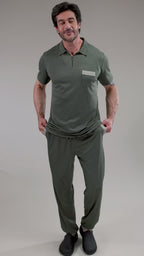 Scrub Aero ZIP - Masculino - Verde Serenity