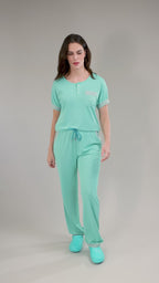 Scrub Aero LOCK - Feminino - Verde Aqua